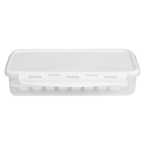 Flexible Durable Ice Maker, Covered Ice Storage Container, Multipurpose Ice Cube Molds, Stackable Ice Cube Trays for Home Entertainment, Bpa-Free 1