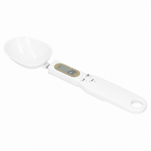 For Digital Scale 0.1g 500g NS-S3 Mini Portable Spoon Scale Measurement with Unit Conversion White 2