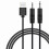 2.5mm DC USB Charging Cable for Rechargeable Devices with Audio Support 2