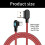 Flexible 90 Degree USB C Cable For Gaming And Charging-0.2m Red 5