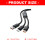 Fast Speed 100W Braided Charging Line with Two Inputs Fast-1.8m 4