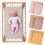 2pcs Comfortable Bassinet Sheets, Removable Cotton Infant Cradle Bedding 2