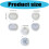 Creative Heart Shape Silicone Mold Set Small Accessories Mold-B 5