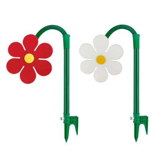 360 Grad drehbarer Gartensprinkler mit einstellbarem-Rot 1