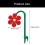 360 Grad drehbarer Gartensprinkler mit einstellbarem-Rot 4