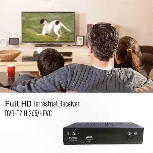 HD Digital TV Tuner USB Set Top Box DVB-T2 HEVC 1080P Decoder Terrestrial Receiver Adapter 2