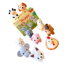 Educational 10 Farm Animal Toy Safe Chewable Rubber-farm