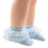 Weiche Babysocken aus Baumwollmischung mit elegantem-Blau 1