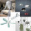 Heavy Duty Ceiling Hooks 3 Pack Galvanized Iron Mount for Lights Fans Decor 5