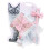 Breathable Safe Puppies Harnesses Reflective Adjustable-pink S 1