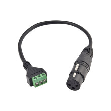 30 cm langes XLR-Audiokabel für tragbare Lautsprecher von