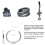 Blue Crosses Ear Hoops With Dragon Claw Studs Baroque Style-B 4