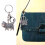 Cute Cat Key Ring Accessory Various Stylish Colors-gray love 3