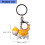 Cute Cat Key Ring Accessory Various Stylish Colors-gray love 4