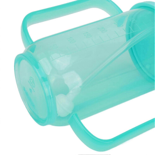 Elderly Drinking Cup with Dual Handle, Spill Proof Adult Feeder 1