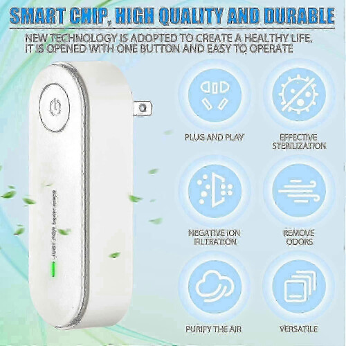 Filterless Air Ionizer 3-Pack Home Negative Ion Generator Europe 2