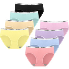 Unterwäsche für Mädchen, 8er-Pack weiche Mädchen-Slips, Atmungsaktive, Bequeme und weiche Mädchen-Slip für Jugendliche