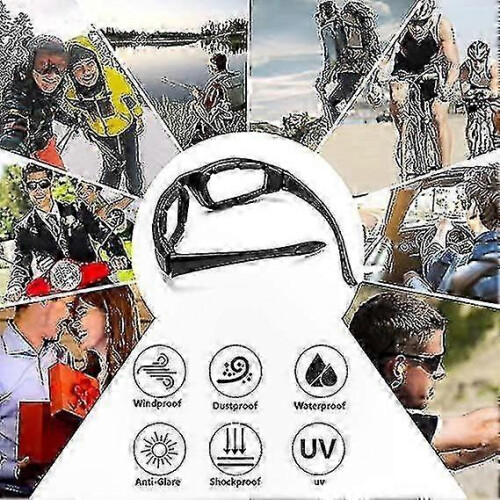 UV Protective Motorcycle Goggles with Padding - Dustproof & Windproof for Outdoor Riding Activities 1