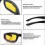 UV Protective Motorcycle Goggles with Padding - Dustproof & Windproof for Outdoor Riding Activities 3