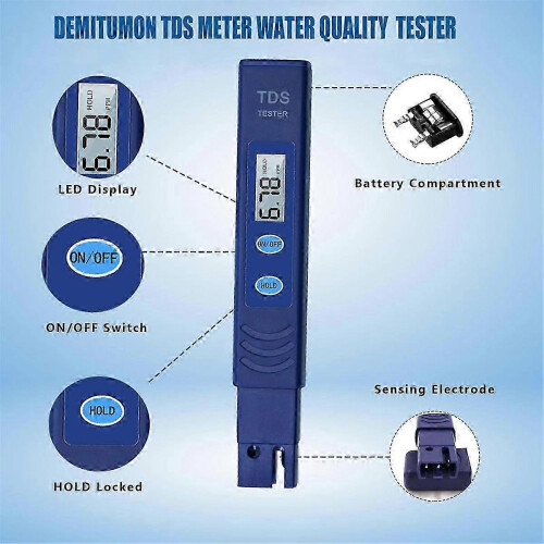 TDS Meter Digital Water Test for Household Drinking Aquariums 2