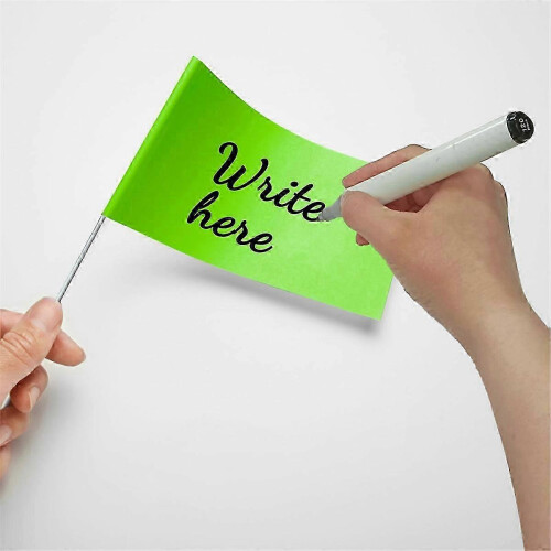 100Pack Marking Flags,Marker Flags for Lawn, Lawn Flags,Yard Markers 1