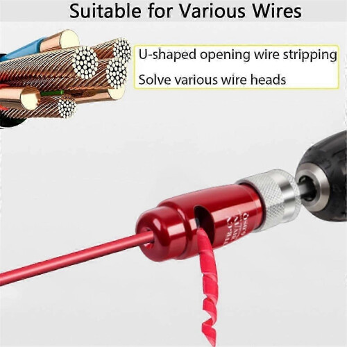 Wire Stripping and Twisting Tool Wire Twister for Power Drill -B 2