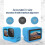 Soft Silicone Case for 10 Lens Cap Camera Parts Blue 3