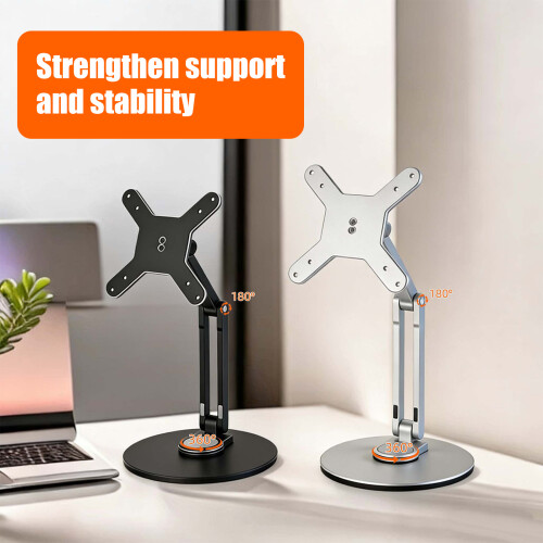 Support ergonomique d'écran d'ordinateur-Socle argenté 175 mm 2