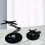 Support ergonomique d'écran d'ordinateur-Socle argenté 175 mm 5