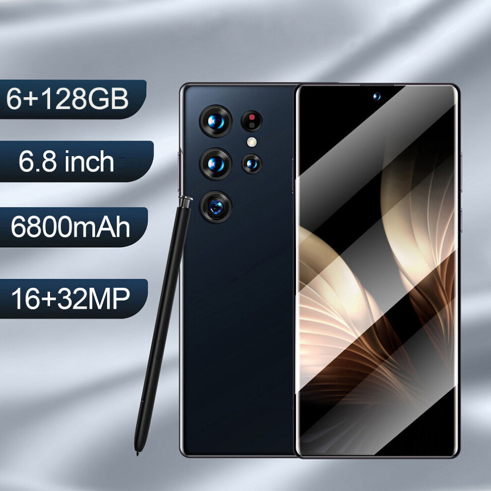 (Black) G23 Ultra 5G Unlocked Smartphone 6G+128Gb Dual Sim Black 12354269