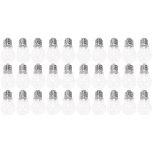 30Pièces Tube Rond Transparent Plastique Pour DIY Durable