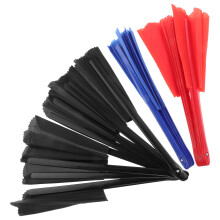 3Pièces Eventail Magicien Tissu Plastique Décoratif