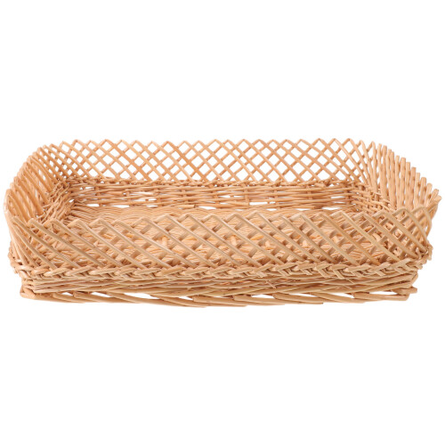 Panier À Fruits Main Anses Rotin Beige Polyvalent