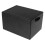 Black Acrylic Light Blocking Medicine Storage Bin for Home Travel 1