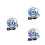 3Pcs Durable PVC Soccer Training Balls with String for Kids Black 1