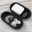 Headphone Bag Oval Headphone Storage Box Straw Mat Pattern 4