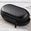 Headphone Bag Oval Headphone Storage Box Straw Mat Pattern 5