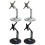 Ergonomic Computer Screen Mount With 3 Axises-Silver Base 155mm 2