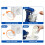 Practical Plastic Mixing Bowl Funnel Pouring Chutes Attachment 7