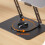 Adjustable Laptop Stand with 360 Degree Rotatable Base-Pink 6
