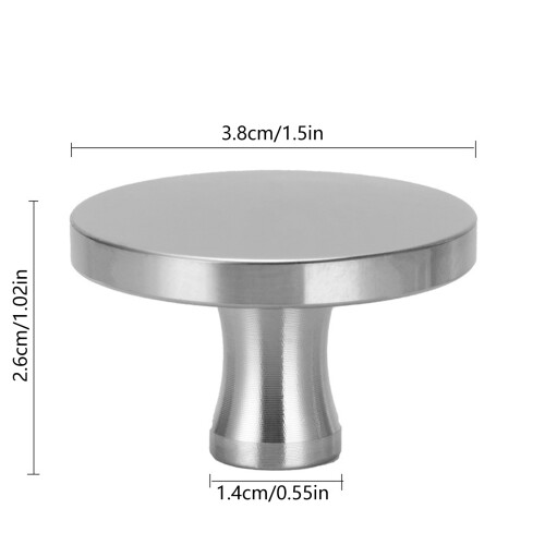 Pack of 2 Easy Installation Stainless Steel Lid Knobs Simple 2