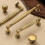 Classical French Design Metal Knobs French Style for-96mm 6