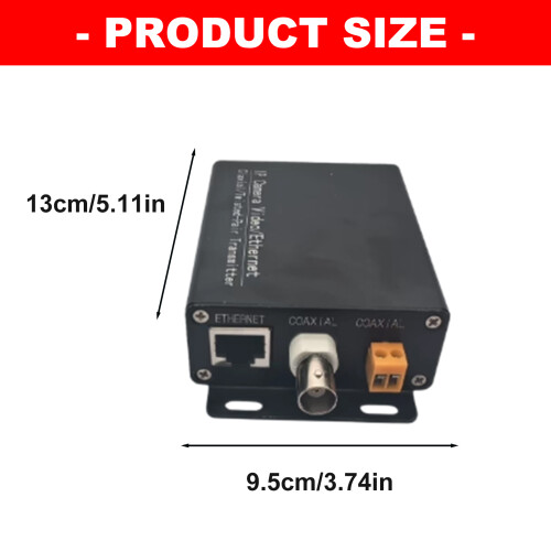 2000M Coaxials Transmission Extender 100Mbps Fast Speed 2