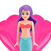 (Blue) Glow Mermaid Pool Toys for Kids