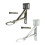 Heavy Duty 3 Hole Sink Bracket for Secure Bathroom Basins-iron 2