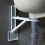 Heavy Duty 3 Hole Sink Bracket for Secure Bathroom Basins-iron 3