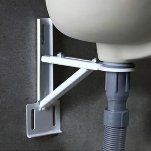 Heavy Duty 3 Hole Sink Bracket for Secure Bathroom Basins-iron 2