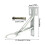 Heavy Duty 3 Hole Sink Bracket for Secure Bathroom Basins-iron 4