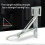 Heavy Duty 3 Hole Sink Bracket for Secure Bathroom Basins-iron 5