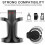 Universal Cup Holder for Strollers, Bicycles, and Wheelchairs - 1pc, Black 3